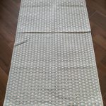 Бавовняний однотонний килим Alexa 116 Cream Aqua