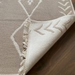 Бавовняний двосторонній килим у сучасному стилі Kara PMK-0002