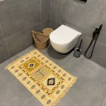 Бавовняний двосторонній килим у етнічному стилі AR 002 Blue