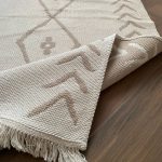 Бавовняний двосторонній килим у сучасному стилі Kara PMK-0002