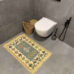 Бавовняний двосторонній килим у етнічному стилі AR 006 Blue