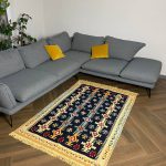 Бавовняний двосторонній килим у етнічному стилі AR 005 Red