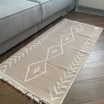 Бавовняний двосторонній килим у сучасному стилі Kara PMK-0002