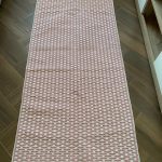 Бавовняний однотонний килим Alexa 116 Cream Pink