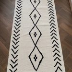 Бавовняний двосторонній килим у сучасному стилі Kara PMK-0003