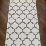 Бавовняний двосторонній килим у сучасному стилі Kara 150 C.L.Grey