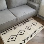 Бавовняний двосторонній килим у сучасному стилі Kara PMK-0003