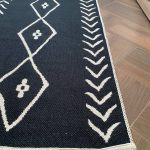 Бавовняний двосторонній килим у сучасному стилі Kara PMK-0003