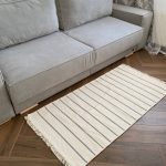 Бавовняний двосторонній килим у сучасному стилі Kara 152 C.L.Grey