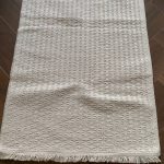 Бавовняний однотонний килим Alexa 116 Cream Cream