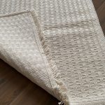 Бавовняний однотонний килим Alexa 116 Cream Cream