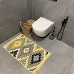 Бавовняний двосторонній килим у етнічному стилі AR 003 Blue