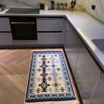 Бавовняний двосторонній килим у етнічному стилі AR 005 Blue