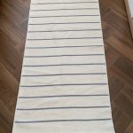 Бавовняний двосторонній килим у сучасному стилі Kara 152 C.L.Grey