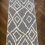 Бавовняний двосторонній килим у сучасному стилі Kara 055 Cream L.Grey