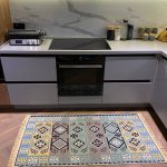 Бавовняний двосторонній килим у етнічному стилі AR 010 Blue