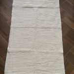 Бавовняний однотонний килим Dendy 201 Cream Cream