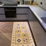 Бавовняний двосторонній килим у етнічному стилі AR 002 Blue