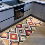 Бавовняний двосторонній килим у етнічному стилі AR 003 Red