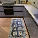 Бавовняний двосторонній килим у етнічному стилі AR 002 Blue