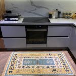 Бавовняний двосторонній килим у етнічному стилі AR 006 Blue