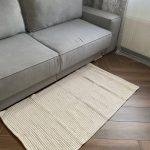 Бавовняний однотонний килим Dendy 201 Cream Cream