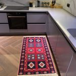 Бавовняний двосторонній килим у етнічному стилі AR 002 Red