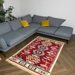 Бавовняний двосторонній килим у етнічному стилі AR 001