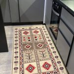 Бавовняний двосторонній килим у етнічному стилі AR 002 Red