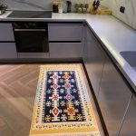 Бавовняний двосторонній килим у етнічному стилі AR 005 Red