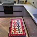 Бавовняний двосторонній килим у етнічному стилі AR 005 Red