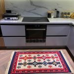 Бавовняний двосторонній килим у етнічному стилі AR 005 Red