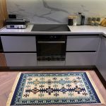 Бавовняний двосторонній килим у етнічному стилі AR 005 Green