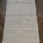 Бавовняний однотонний килим Dendy 201 Cream Beige