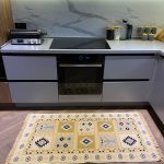 Бавовняний двосторонній килим у етнічному стилі AR 002 Blue