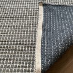 Бавовняний однотонний килим Dendy 201 Cream Grey