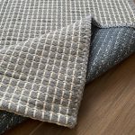 Бавовняний однотонний килим Dendy 201 Cream Grey