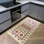 Бавовняний двосторонній килим у етнічному стилі AR 002 Red