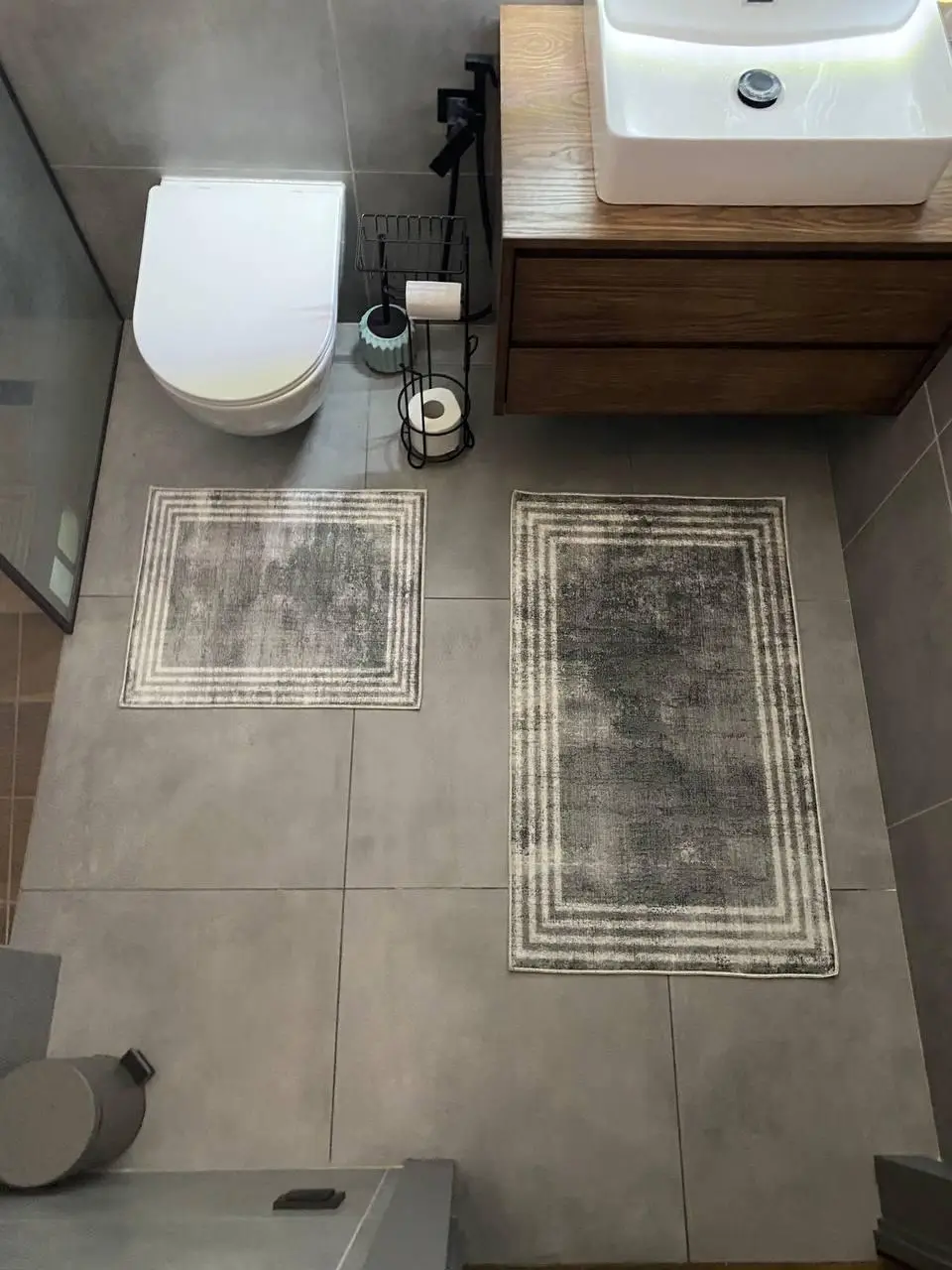 Набір килимів для ванної кімнати та туалету Set № 17 “60х100 та 60х50”