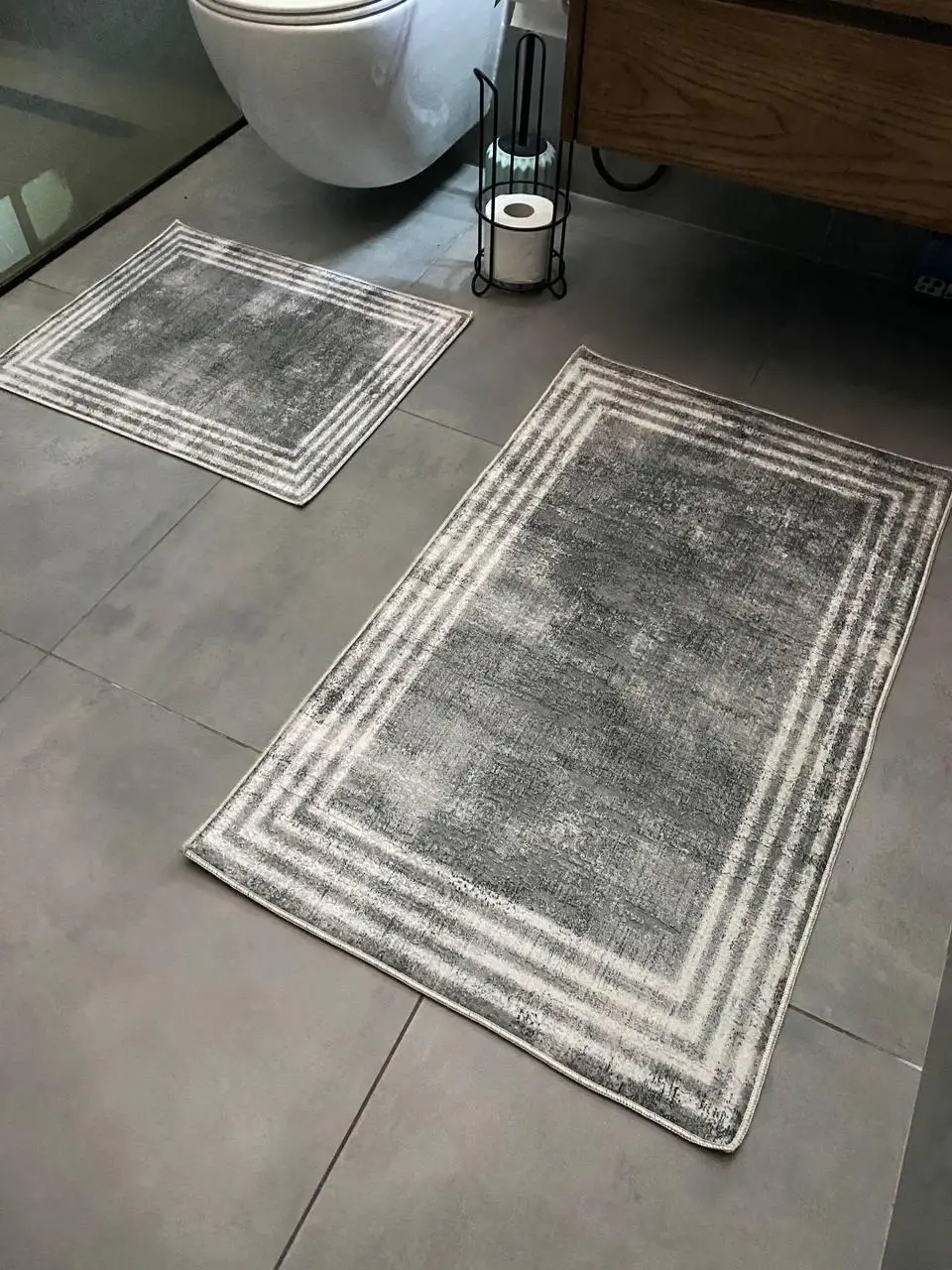 Набір килимів для ванної кімнати та туалету Set № 17 “60х100 та 60х50”