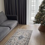 Бавовняний двосторонній килим AM 003 Blue