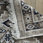 Бавовняний двосторонній килим AM 003 Blue