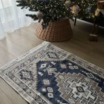 Бавовняний двосторонній килим AM 003 Blue