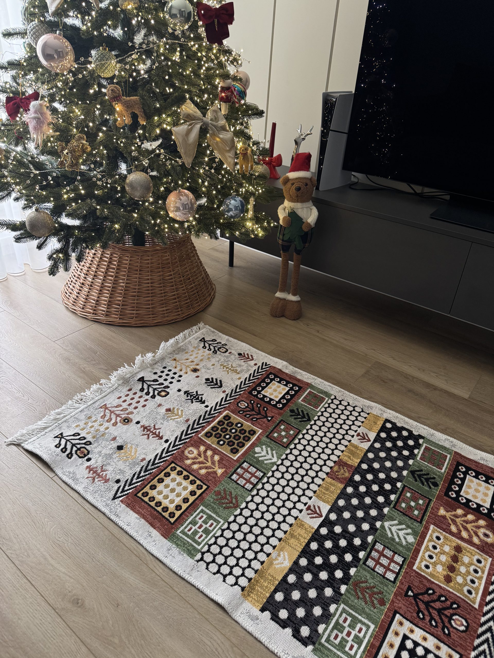 Бавовняний двосторонній килим AM 004 MULTY