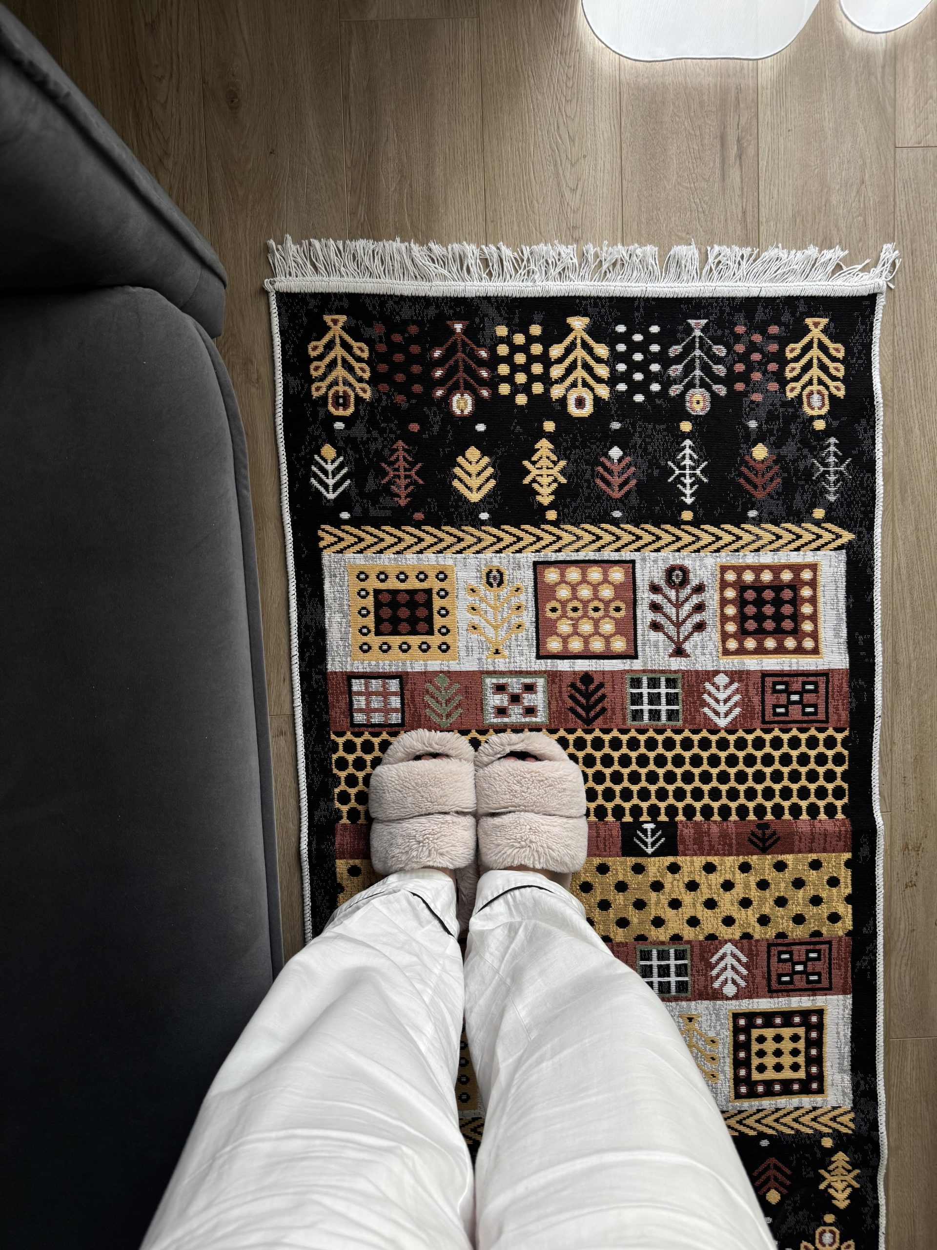 Бавовняний двосторонній килим AM 004 MULTY