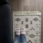 Бавовняний двосторонній килим AM 005 Cream Beige