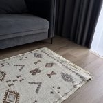 Бавовняний двосторонній килим AM 005 Cream Beige