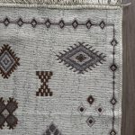 Бавовняний двосторонній килим AM 005 Cream Beige