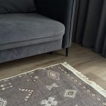 Бавовняний двосторонній килим AM 005 Cream Beige