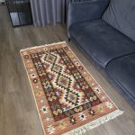 Бавовняний двосторонній килим у етнічному стилі LM 02 MULTY